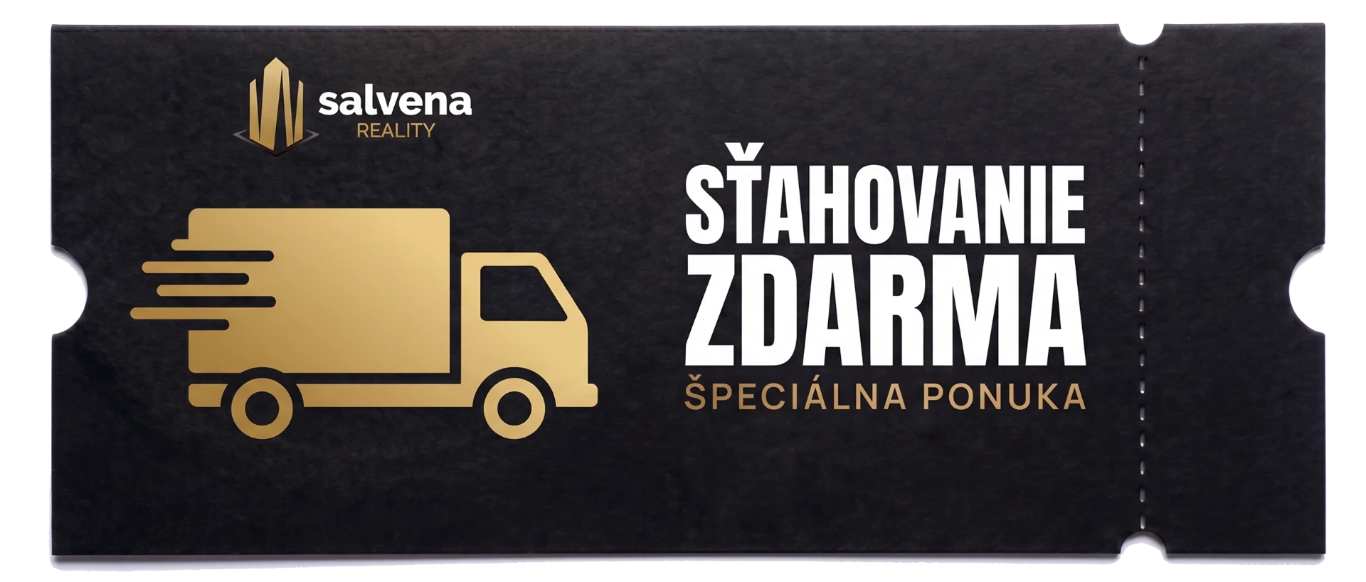 Kupón Sťahovanie zdarma – špeciálna ponuka